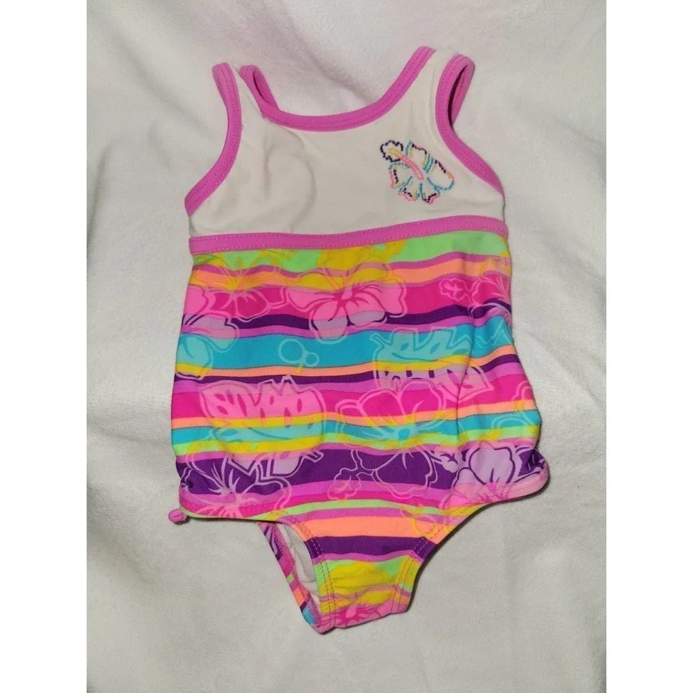 Op Multicolor Girl Swimsuit 18 months